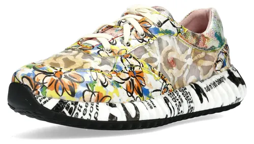 LAURA VITA Damen Sneaker Multicolor – Bunte Sneakers in Größe 40 EU - Sportliche und stylische Damen Sneaker in Größe 40 EU. Aus hochwertigem Leder und Textil, mit herausnehmbarer Innensohle für optimalen Tragekomfort. Perfekt für Streetwear und Freizeit!