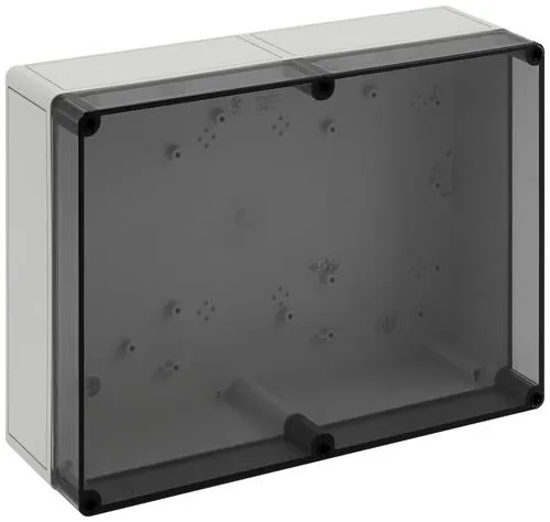 Spelsberg PS 3625-11-to Leergehäuse - Gehäuse mit Schutzart IP66, ideal für industrielle Anwendungen. Robustes Design aus Polystyrol und transparentem Polycarbonat-Deckel, perfekt für Standardinstallationen im Innenbereich.