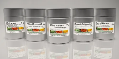 Produktbild Dosen Afrika Gewürze Geschenk Set No.1 Gewürzkontor München 5