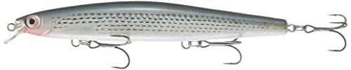 Rapala MaxRap Long Range Minnow 12cm 22g - Meereswobbler, Hardbait, Twitchbait, Salzwasserköder, Raubfischköder zum Spinnfischen im Salzwasser, Farbe:Flake Mullet