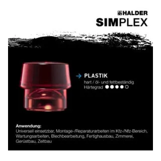 HALDER SIMPLEX-Schonhammer 3167.050