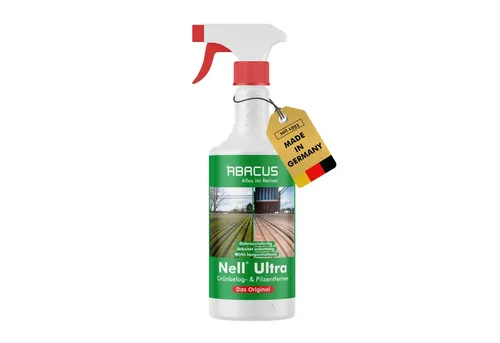 ABACUS® Grünbelagentferner & Algenentferner 750 ml – Effektive Reinigung für Außenflächen