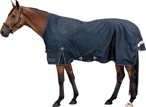 Waldhausen Outdoordecke Arctic High Neck 200g - Winterdecken für Pferde – Wasserdicht und atmungsaktiv, idealer Schutz bei kaltem Wetter mit 200g Füllung und reflektierenden Details für zusätzliche Sicherheit.