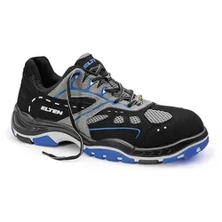 ELTEN Sicherheitsschuhe EASY blue ESD S1 - Leichte und sportliche Arbeitsschuhe für Damen und Herren - Herren Industrie & Handwerk Schuhe - Bequeme, rutschfeste Sicherheitsschuhe mit atmungsaktivem Textilfutter, ideal für orthopädische Einlagen, zertifiziert nach EN ISO 20345.