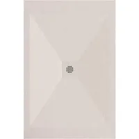 Produktbild Mirlo Mineralguss Duschwanne Extra Flach Dexa Beige 80x90cm