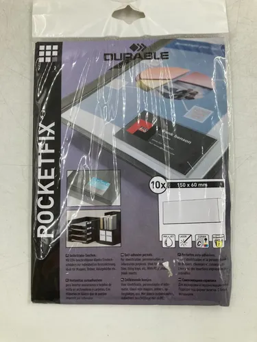 DURABLE Selbstklebetaschen POCKETFIX, 150 x 60 mm 8075