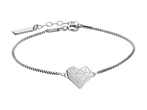Liebeskind Berlin Armband LJ-0328-B-17 Silber - Elegantes Damenarmband aus poliertem Edelstahl mit verstellbarer Venezianerkette (17-20 cm). Das zeitlose Design macht es zum perfekten Geschenk für jede Frau.
