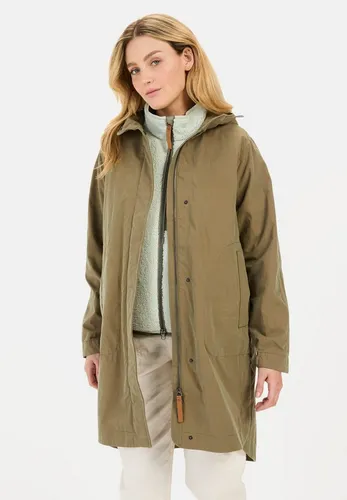 camel active Parka mit verstellbarer Taille Langarm Kapuze (1-St)