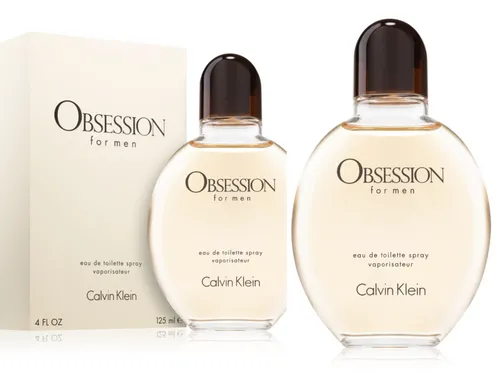 CALVIN KLEIN Obsession Eau de Toilette Spray 125ML - Herrenparfum mit einem ikonischen, luxuriösen Duft, ideal für den modernen Mann, der einen bleibenden Eindruck hinterlassen möchte.