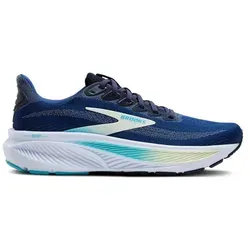 Brooks Damen Ghost 17 Laufschuhe in Blau (Größe 40.0) - Vielseitige Laufschuhe mit überarbeiteter DNA Loft v3 Dämpfung für ein softes und reaktives Laufgefühl. Ideal für entspannte Dauerläufe und Wettkämpfe.
