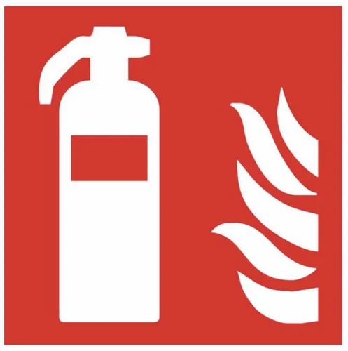 Aufkleber Feuerlöscher Symbol Schild Brandschutzzeichen 30 x 30cm Folie ISO 7010