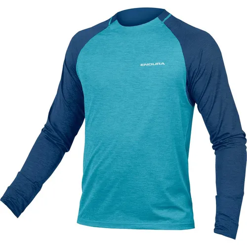 Endura Funktionsshirt mit Sicherheitstasche blau XL Herren