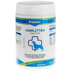 CANILETTEN Tabletten vet. 1 kg - Tiergesundheit - Optimales Kalkpräparat für Hunde zur schnellen Ausgleiche von Nährstoffdefiziten mit idealem Calcium-Phosphor-Verhältnis 2:1 für gesunde Knochen und Zähne.