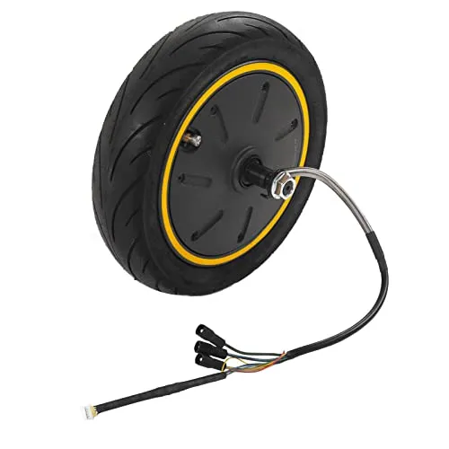 SOMK Elektro-Roller Nabenmotor, 350W Gummi-Hinterradantrieb Motor Ersatz für Ninebot MAX G30, Folding Electric Scooter Reparatur Teile, Anti-Rutsch-Nabenmotor mit höherer Drehzahl, Scooter Zubehör