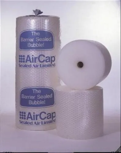 Sealed Air Luftpolsterfolie 101128766 AirCap - Folien, kleinnoppige Polyethylen-Luftpolsterfolie für optimalen Schutz beim Versand, 100cm x 100m, ideal für empfindliche Güter.