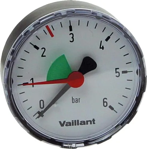 Vaillant Manometer 101252 - Thermostate, präzise Druckmessung für optimale Heizungssteuerung, passend für VK 6-47/4-1 XE und andere Modelle.