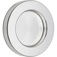 SOTECH Schiebetürgriff TEYO Ø70 x 10 mm Edelstahloptik für Glastüren Selbstklebend 3M VHB