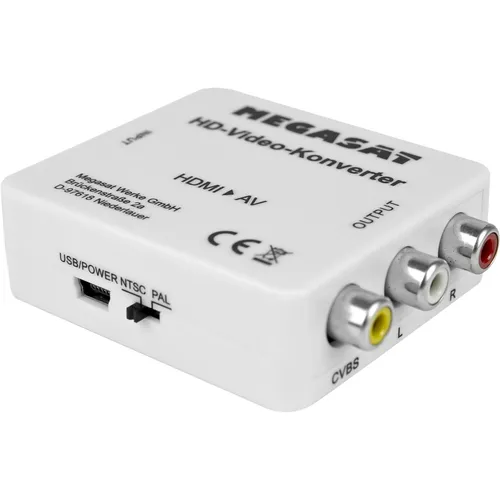 MegaSat HD-Video-Konverter HDMI zu AV