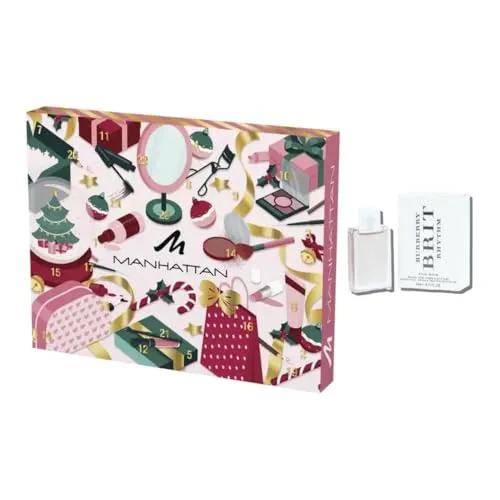 Manhattan Adventskalender 2025 Beauty Frauen Wert 200€, Beauty Kosmetik Advent Kalender, 24 Geschenke, Pflege Weihnachtskalender Frau, Adventkalender Damen