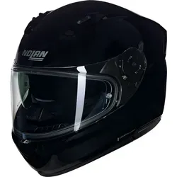Nolan N60-6 Classico Integralhelm - Schwarz - XXL - Motorradhelm mit Airbooster-Technologie für optimale Belüftung, ultraweitem Visier und Eyewear Adaptive für Brillenträger, ideal für Stadt und Autobahn.