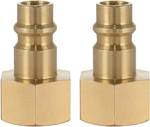 Poppstar 2x Druckluft-Stecknippel NW 7,2 mit 3/8 Zoll Innengewinde für Druckluft-Anschluss