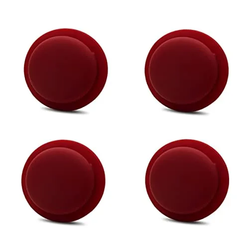 CoverKingz [4er Pack] Silikonhülle kompatibel mit AirTags 2021 klebend – Air Tag Selbstklebende Hülle - Klebehalterung – Airtag Aufkleber – Silikon Case Halterung Weinrot