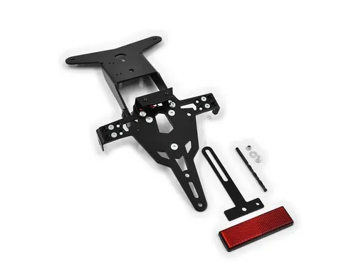 ZIEGER Kennzeichenhalter Pro für MV Agusta F4 1000 - Motorradzubehör, eleganter schwarzer Kennzeichenhalter inklusive Montagematerial für eine perfekte Passform und ansprechendes Design.