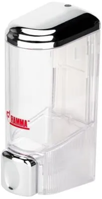 Fiamma Seifenspender 200 ml - Eleganter Seifenspender für Badezimmer oder Küche, ideal für flüssige Seifen oder Shampoos. Lieferumfang: 1 Spender - ohne Befestigungsmaterial.