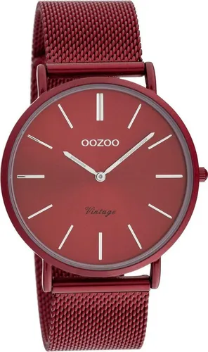 OOZOO Quarzuhr C20001 in rot von OOZOO