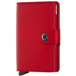 SECRID Miniwallet Original Rot in rot von Secrid