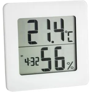 TFA Thermo-Hygrometer 30.5033.02, digital, von 0 bis 50°C, innen