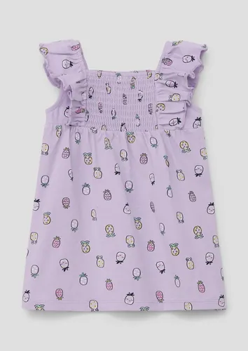 s.Oliver Minikleid Kleid Kleid aus Baumwollstretch