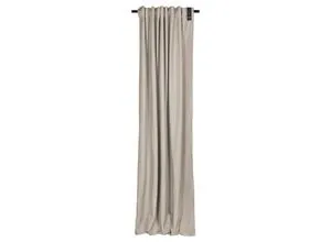 Joop! Fertigvorhang J!Essential, Beige, 130x250 cm - Hochwertiger Fertigvorhang in Beige, blickdicht und pflegeleicht, ideal für eine entspannte Atmosphäre im Wohnraum. Geeignet für Stange und Schiene, aus robusten Synthetikfasern gefertigt.
