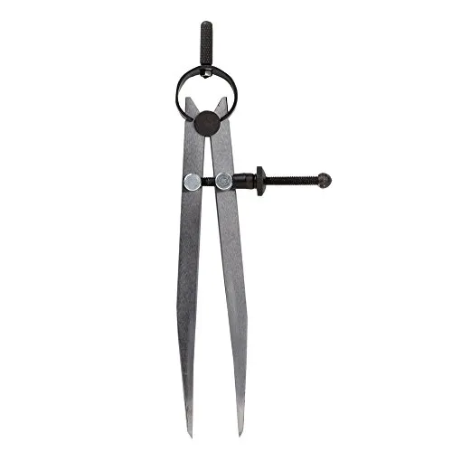 ZLKSKER 15,2 cm Verstellbar Abschließbar Stahl Trennwand Wing Leder Kompass