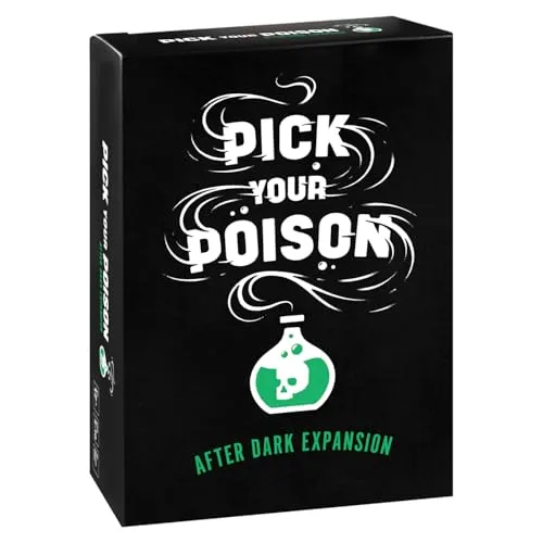 Pick Your Poison Party Game - After Dark Expansion - 100 New Cards for The “What Would You Rather Do?” Card Game, Great for College Students and Adults Halloween Party or Game Night with Friends