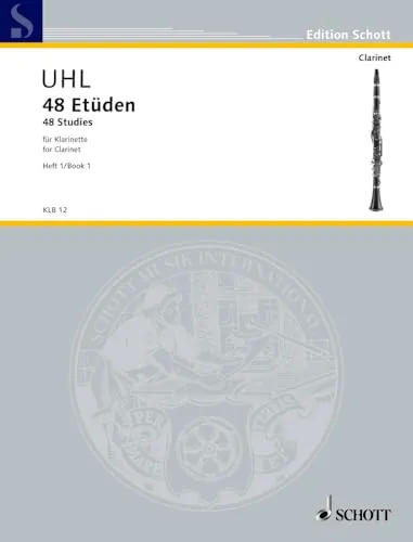 Etüden: Band 1. Klarinette. (Edition Schott) 48