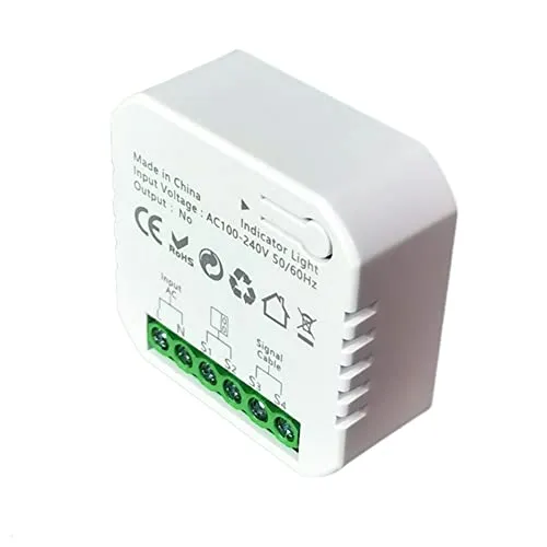 Benefischl Tuya Smart ZigBee Garagentoröffner Controller PC Tuya Smart ZigBee mit App-Steuerung Sensor funktioniert mit Home EU Plug