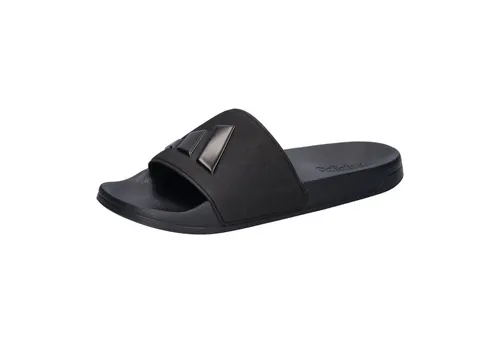 adidas ADILETTE SHOWER BADESCHLAPPEN Schwarz 40,5 EU - Badeschuhe mit Cloudfoam-Dämpfung für höchsten Komfort, ideal für Schwimmbad und Strand. Fällt klein aus, bitte zwei Größen größer bestellen.