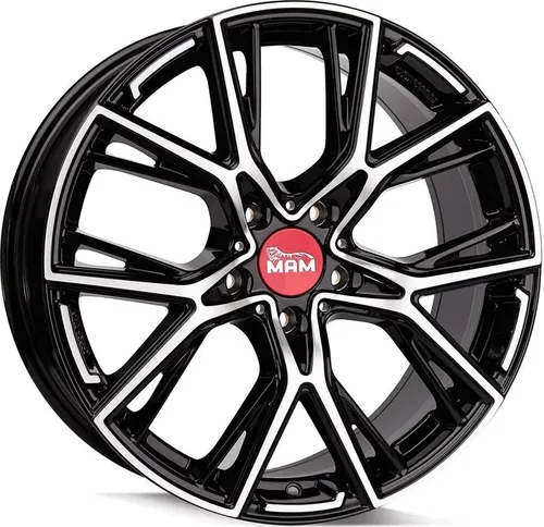 MAM B4 black painted 8.5x19 ET50