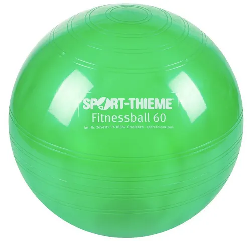 Sport-Thieme Gymnastikball Fitnessball 60 cm - Bälle für Fitness und Rehabilitation, belastbar bis 500 kg, hohe Elastizität und optimale Haptik für effektives Training oder als Sitzball.