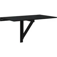 vidaXL Wand-Klapptisch Schwarz 100x60 cm - Platzsparend und vielseitig - Barmöbel: Eleganter Wand-Klapptisch aus hochwertigem Holzwerkstoff, ideal für kleine Räume. Mit klappbarem Design für maximale Flexibilität und Platzersparnis.