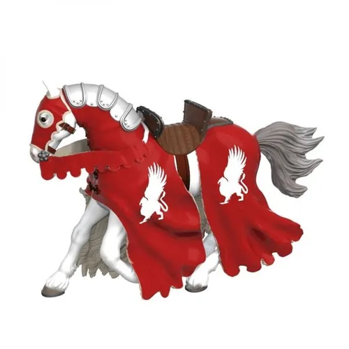 Papo 39955 Greifenritter Pferd - 13 cm handbemalte Tierfigur, regt Fantasie und Kreativität bei Kindern an