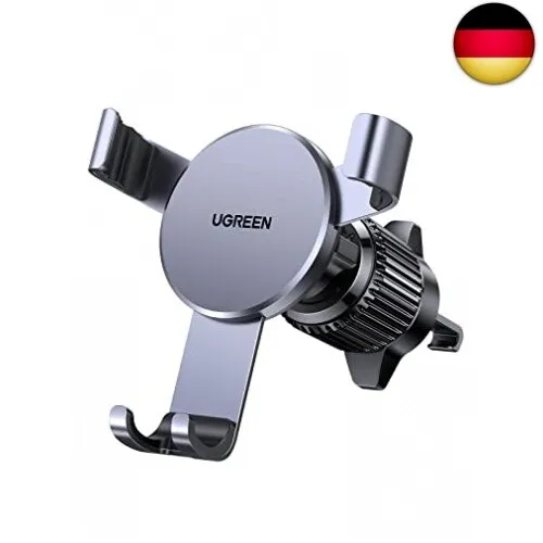 UGREEN Handyhalterung Auto - Bombenfester Lüftungshaken - Kfz-Zubehör: Upgrade Handyhalterung für Lüftungsschlitze, kompatibel mit iPhone 16 bis 13 Pro Max, bietet sicheren Halt und einfache Nutzung während der Fahrt.