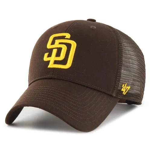 '47 MLB San Diego Padres Basecap - Trucker Kappe für Baseball-Fans - Offizielle Lizenzware aus 100% Baumwolle und 100% Polyester, individuell größenverstellbar für optimalen Tragekomfort.