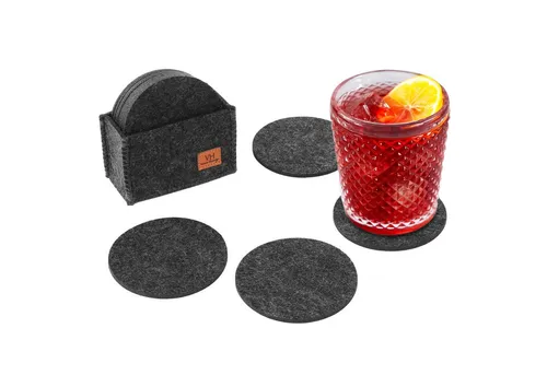 Glasuntersetzer & Bierdeckel Grau von VanHenry