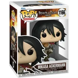 Attack On Titan Mikasa Ackermann - Funko Pop #1166 - Miniaturfigur von Mikasa Ackermann, detailreich und ideal für Sammler sowie Fans der Serie, perfekt zum Ausstellen oder Verschenken.
