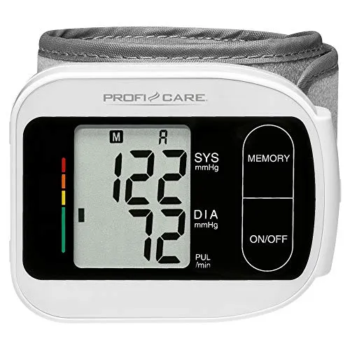 Profi-Care PC-BMG 3018 Blutdruckmessgerät Handgelenk - Blutdruckmessgeräte, präzise Messung am Handgelenk mit einfacher Bedienung und großem Display für optimale Lesbarkeit.