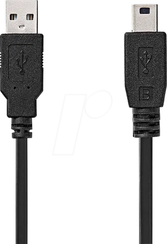 N CCGL60300BK20 - USB 2.0 Kabel, A Stecker auf Mini-B Stecker, 2 m