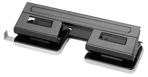 Produktbild Herlitz Doppellocher schwarz – 17-18 Blatt Stanzleistung