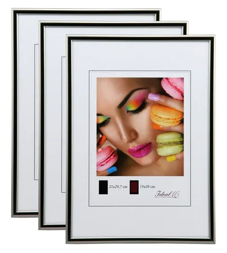 IDEAL TREND Bilderrahmen New Lifestyle Set Bilderrahmen Wanddeko Collage Poster Rahmen 2er 3er